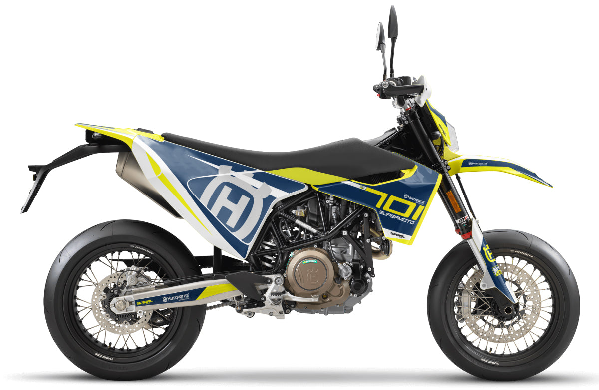 Husqvarna // 701 Blue Yellow