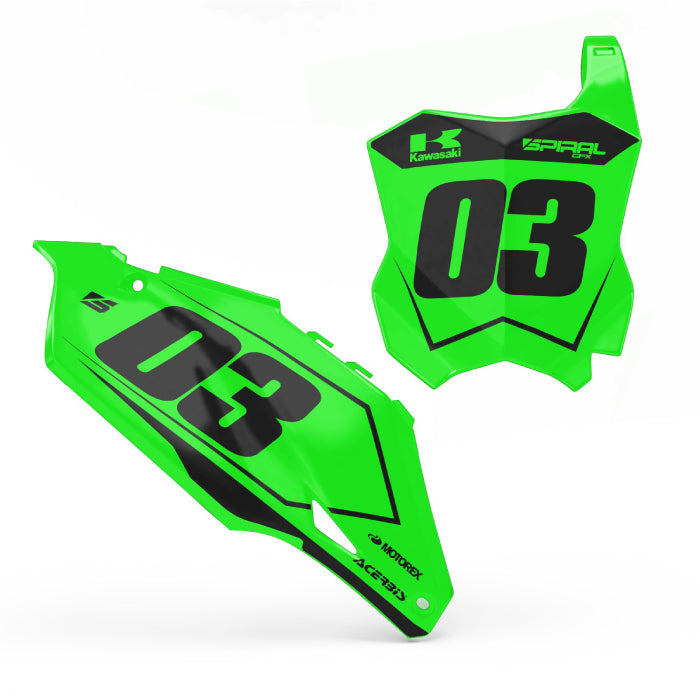 Kawasaki // Green Black Backgrounds (All Bikes)