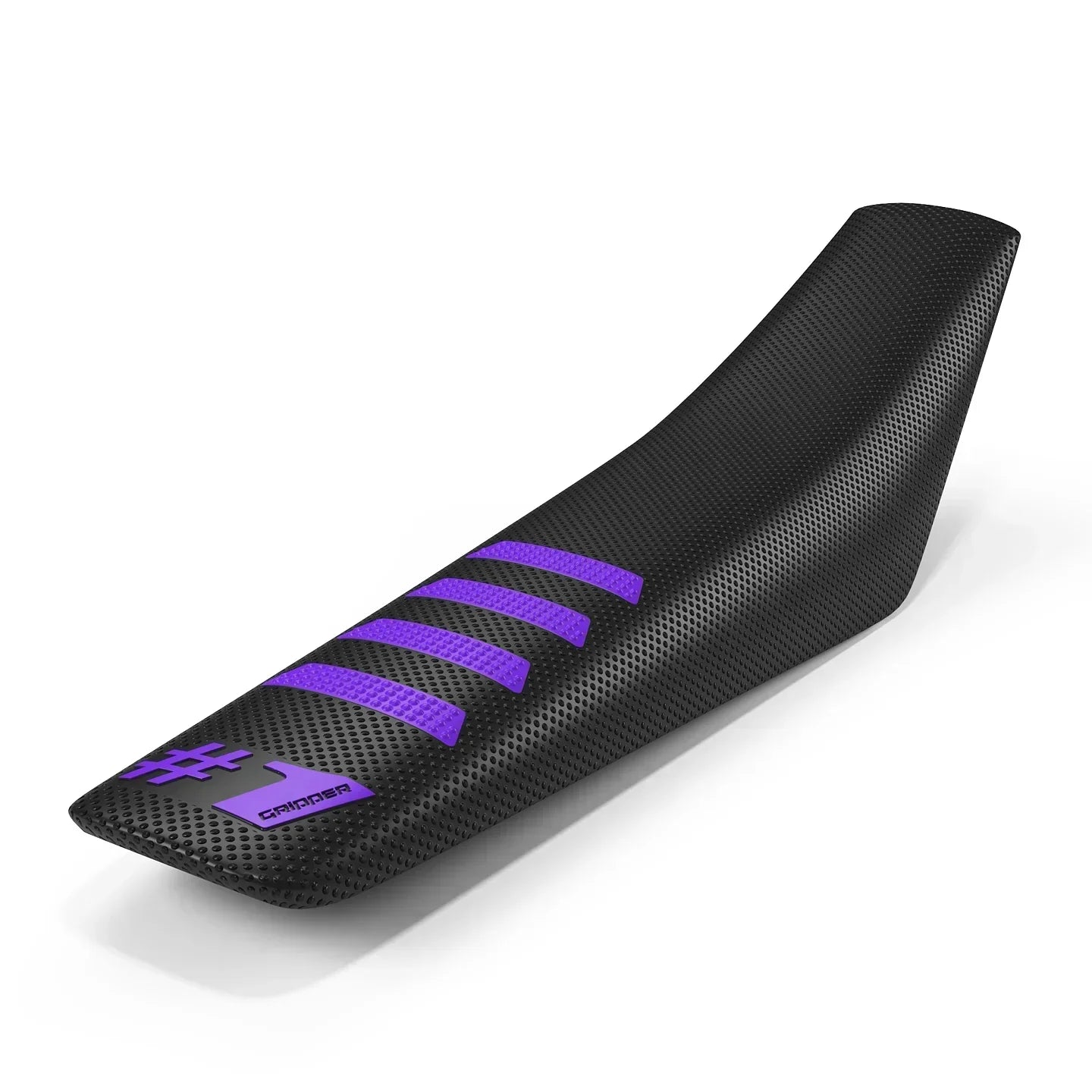 1Gripper RIBBED Seat Cover - Black/Purple