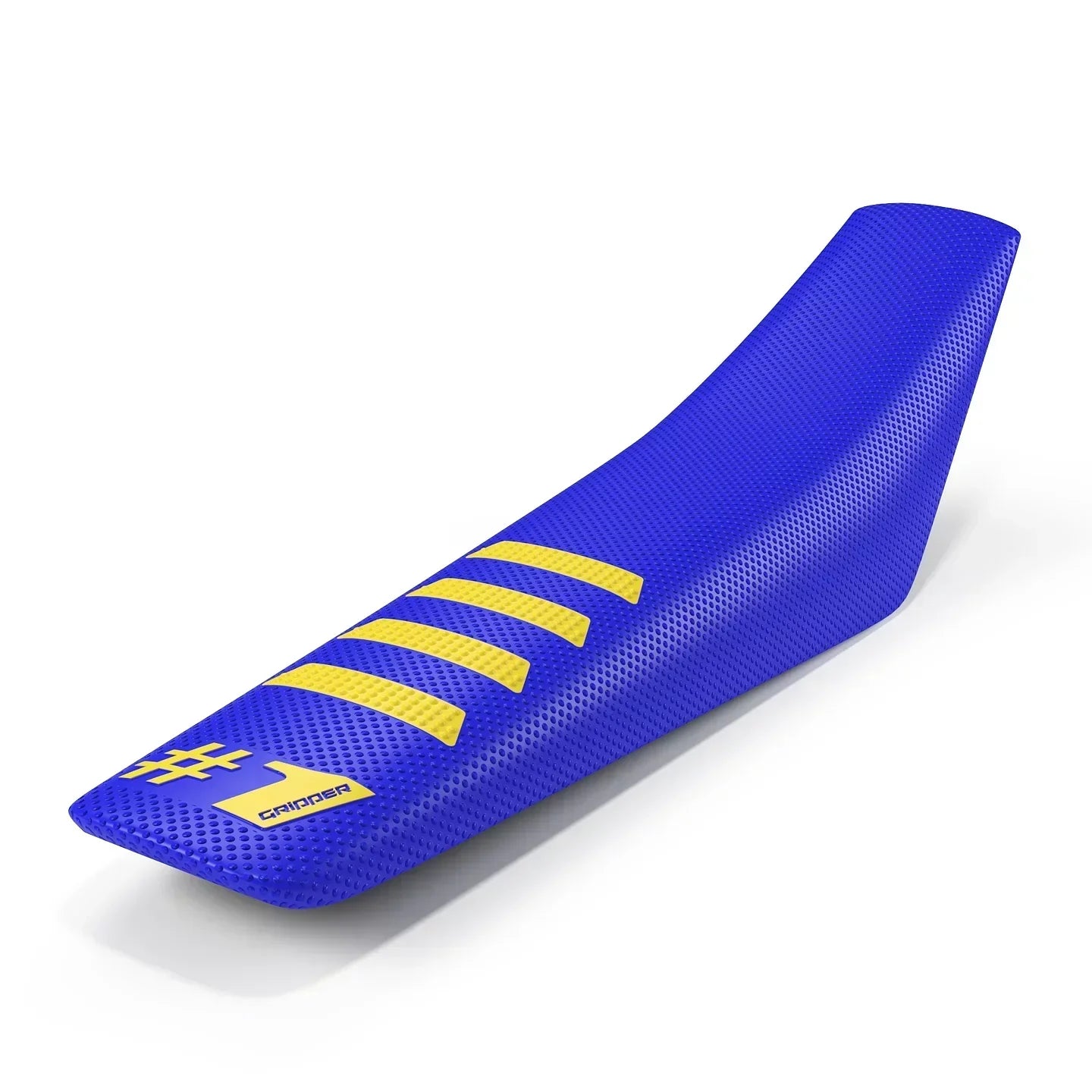 1Gripper RIBBED Seat Cover - Blue/Yellow