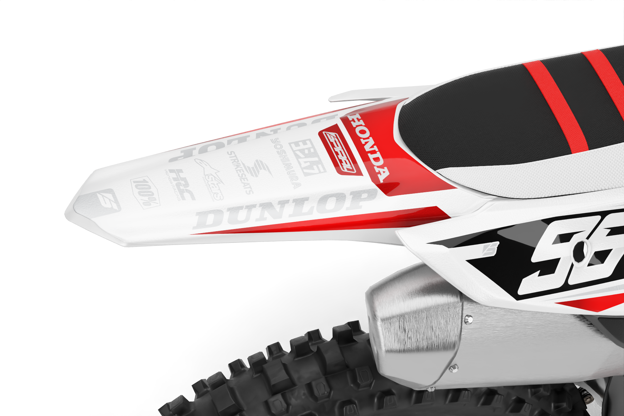 Honda // Racer White Red (All Bikes)