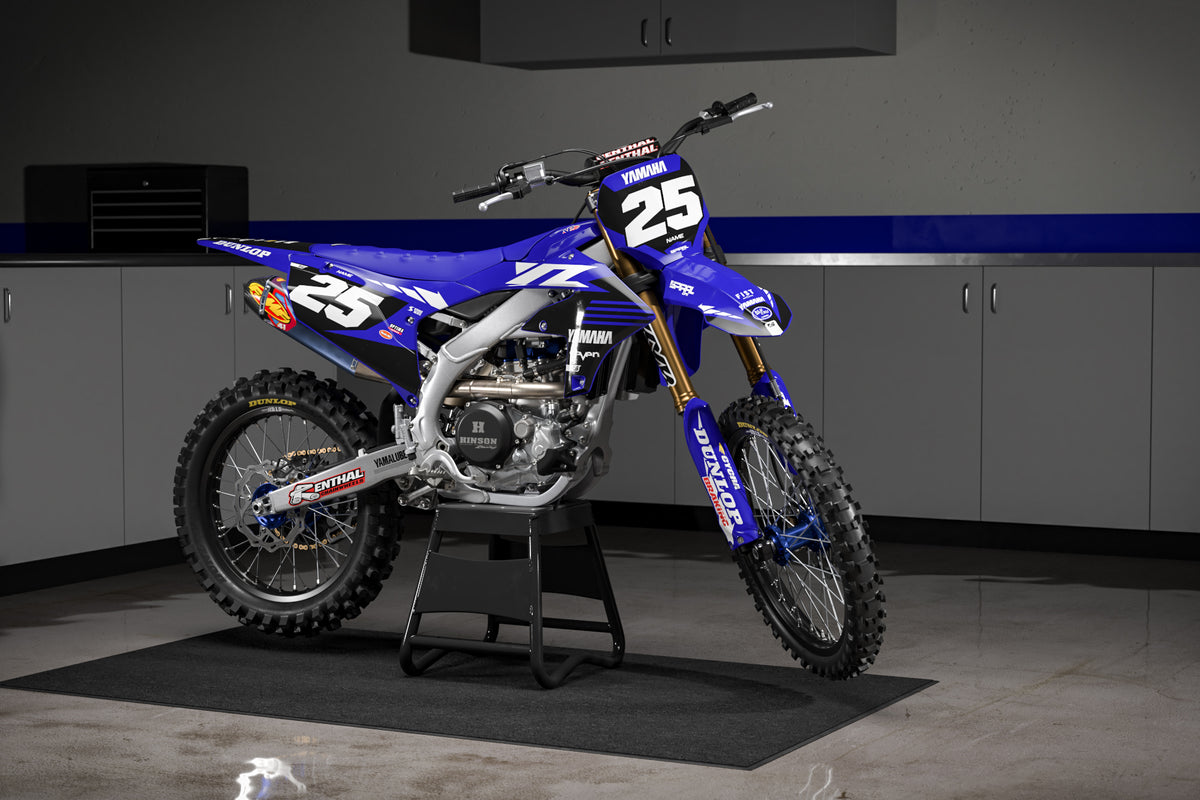 Yamaha Box Racer Yamaha // Racer Blue Motocross Graphics Kit by SpiralGFX