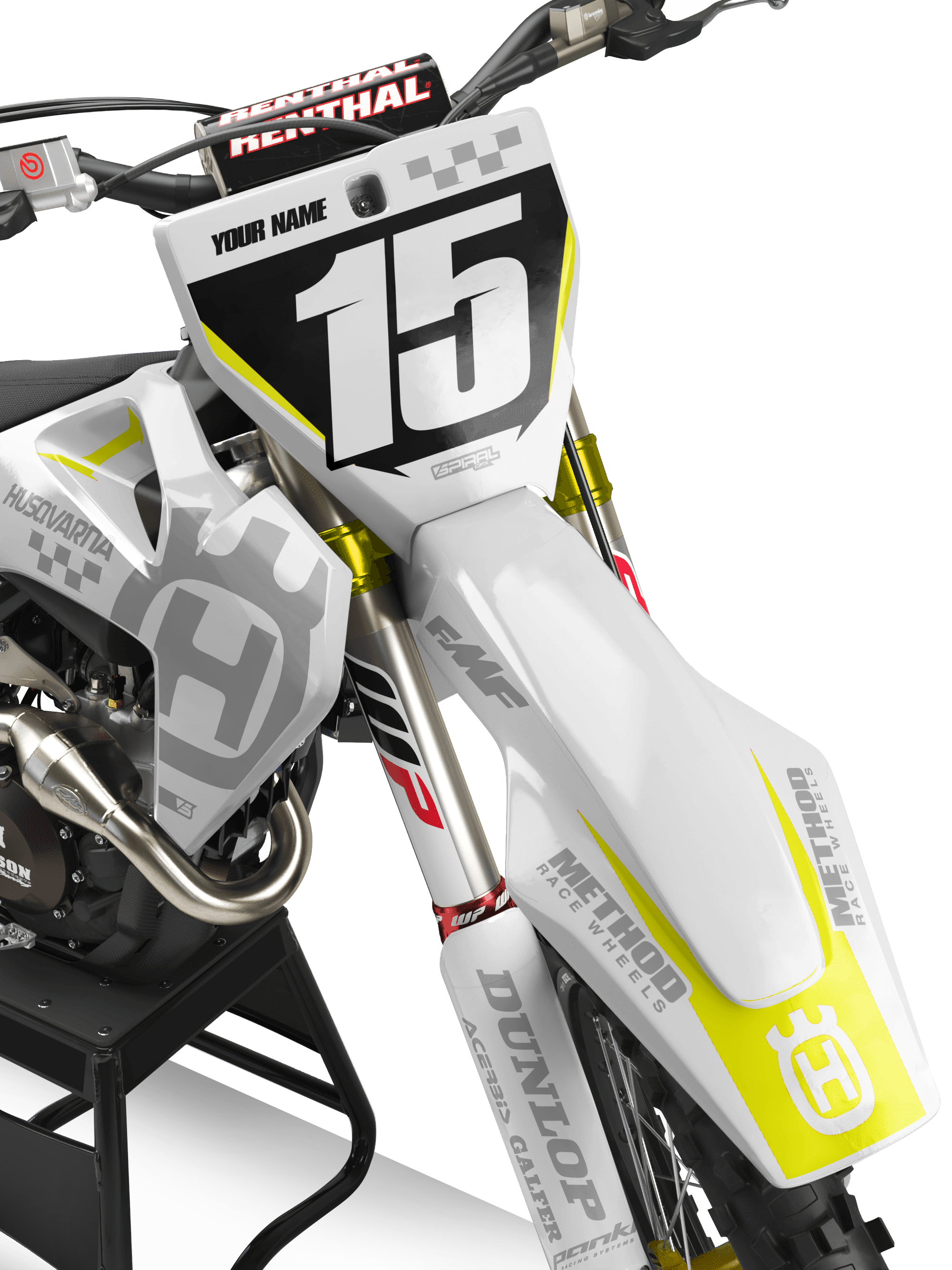 Husqvarna // Base White Yellow (All Bikes)